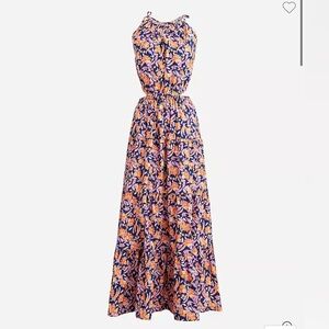 Floral Sleeveless Maxi Dress - Multicolor